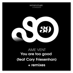 Ame Vent Ft. Cory Friesenhan - You Are Too Good (Johannes & Ivan M Remix)