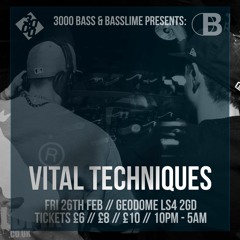 Vital Techniques - 3000 Bass X Basslime Promo Mix [Free Download]