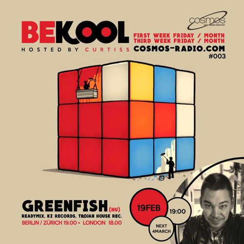 Curtiss Bekool Radio Show with Greenfish /19.02.2016/ Listen to music