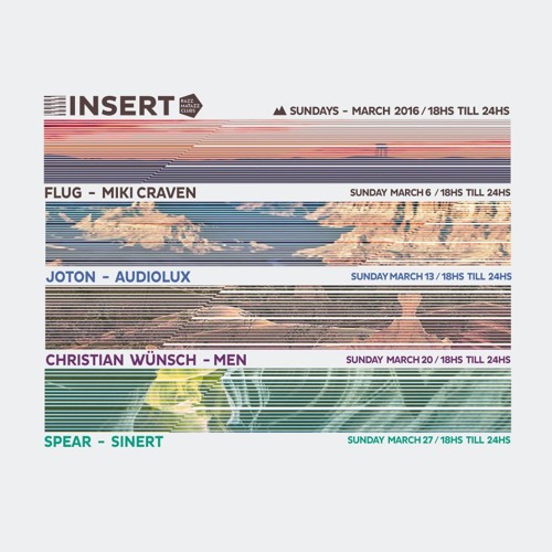 INSERT Artists Playlist March 2016 / We are on the middle of our Season