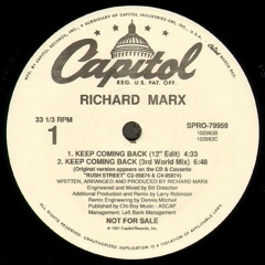 Richard Marx - Keep Coming Back (12'' Edit)