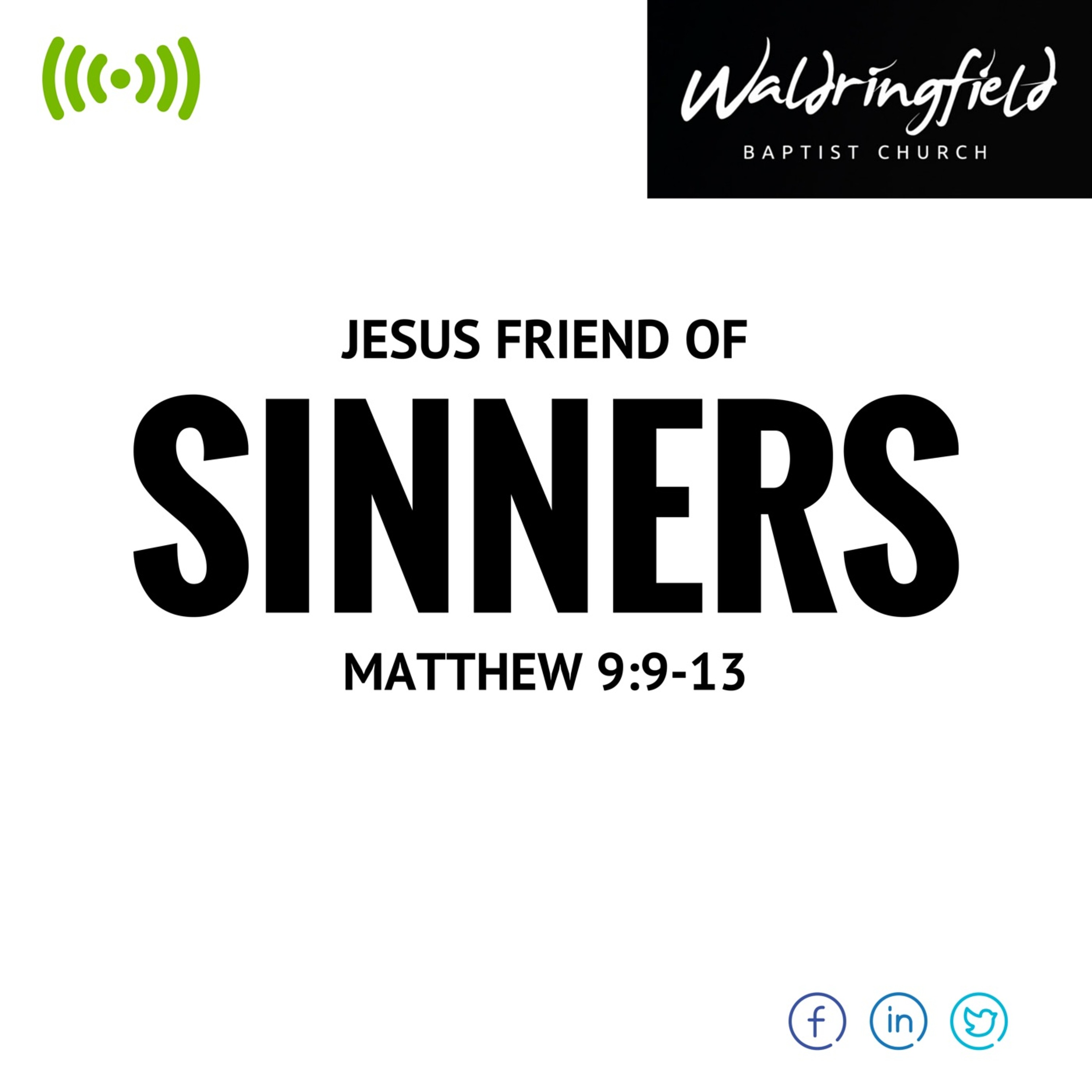 Jesus Friend of Sinners episode artwork