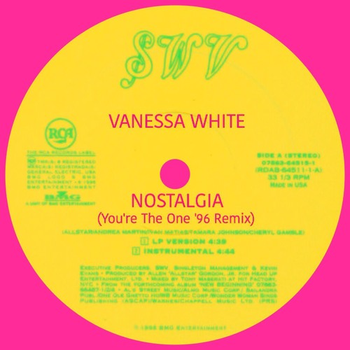 Vanessa White - Nostalgia (You're The One '96 Remix)  @InitialTalk