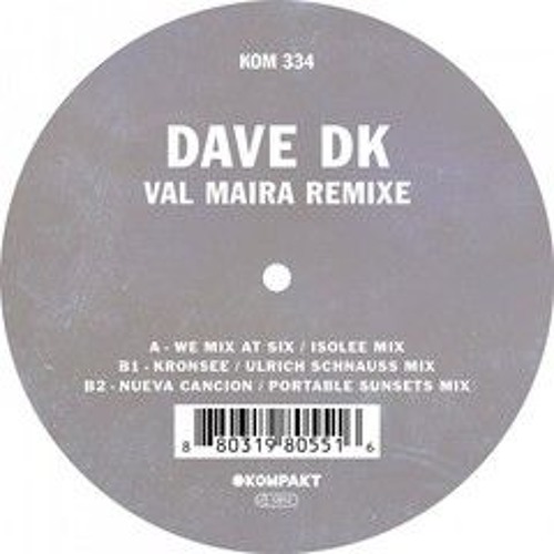 Dave DK - We Mix At Six (Isolee Mix)