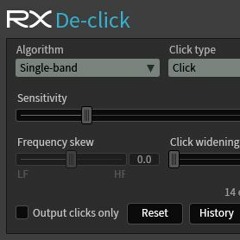 iZotope RX Plug-in Pack | De-click Plug-in | Before and After Example on Harpsichord