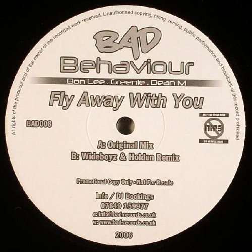 Bad Behaviour - Fly Away With You (Original Mix)