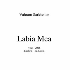 Labia Mea for 8 voices a cappella (2016)
