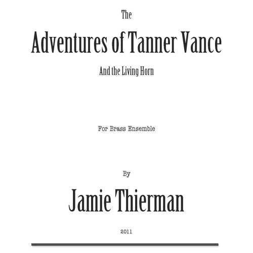 The Adventures Of Tanner Vance Excerpts
