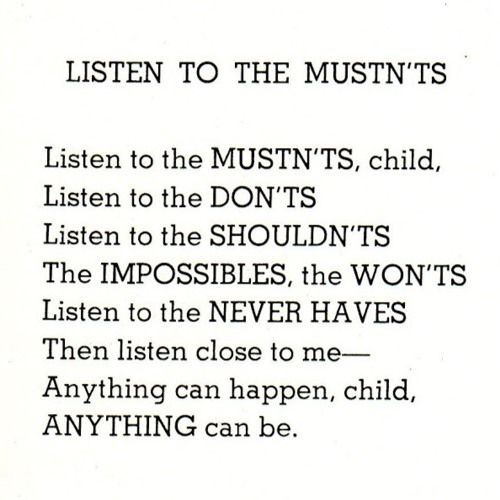 Stream Setting of Listen to the Mustn'ts by Shel Silverstein by Anna  Westbrook | Listen online for free on SoundCloud