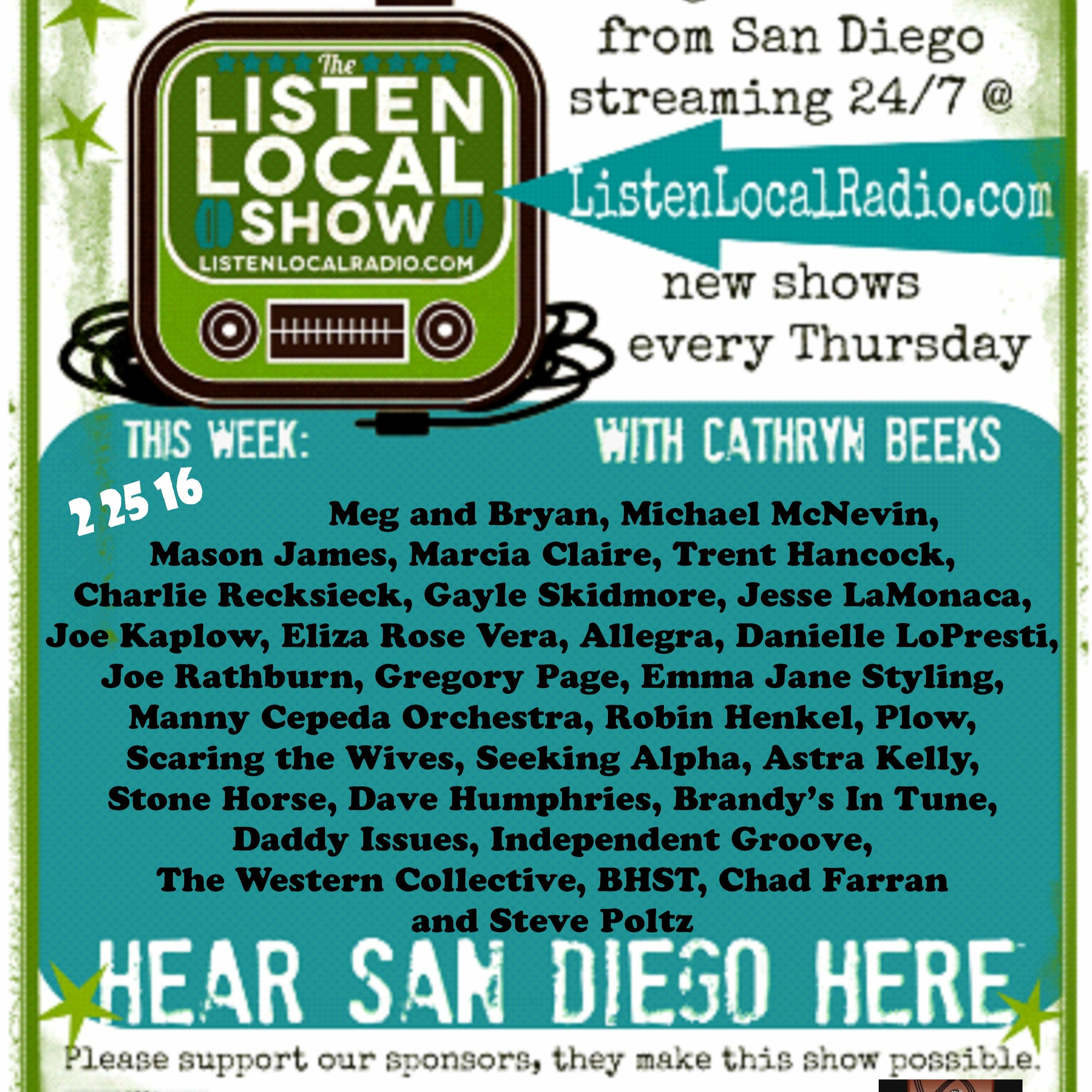 The Listen Local Show 2 25 16 episode artwork
