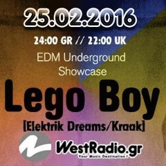 Lego Boy @ EDM Underground Showcase 25 FEB 2016 - www.westradio.gr