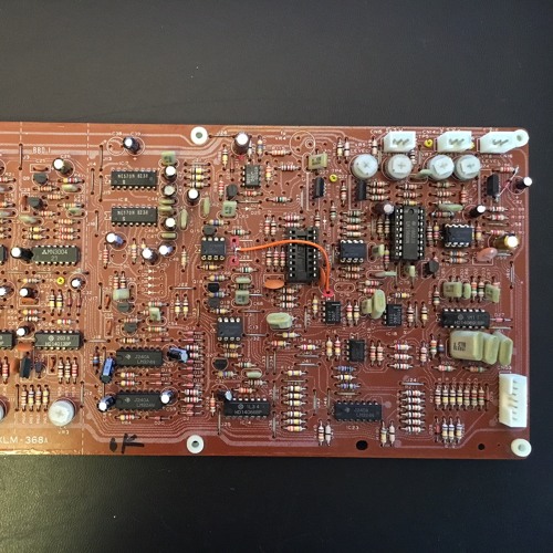 Stream Polysix KLM368 Capacitor and IC signal path upgrade