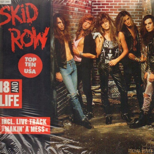 Skid Row 18 And Life Album Cover