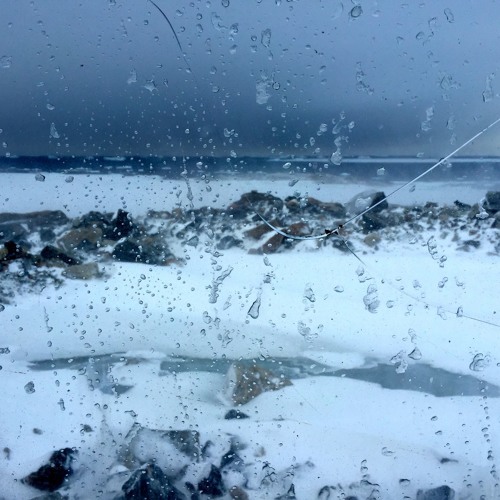 3. Snow Falling On Steel Crate