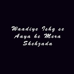 Wadiye Ishq Se Aaya Hai Mera