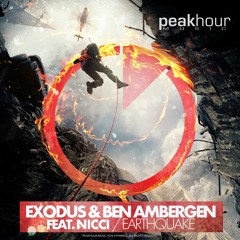Exodus & Ben Ambergen - Earthquake ft NICCI (OUT NOW!) - Supported by Hardwell, Ummet Ozcan
