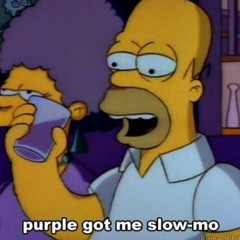 purple got me slow-mo