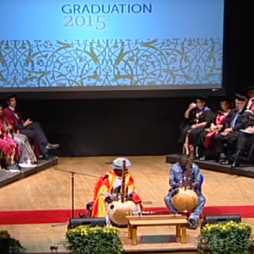 Toumani Diabaté and Sidiki Diabaté playing at the SOAS Graduation 2015