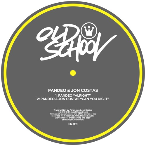 Pandeo & Jon Costas - Can you dig it (Original mix) [OSD029]