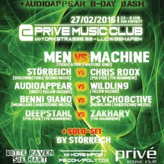 Audioappear vs Wildling @ Prive Club Ludwigshafen, 27.02.16