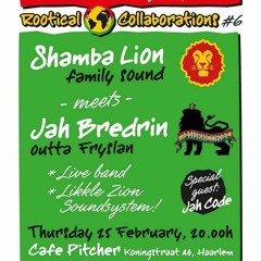 Shamba Lion meets Jah Bredrin (Frysia) Jah Bredrin Sound System Live 25-02-16