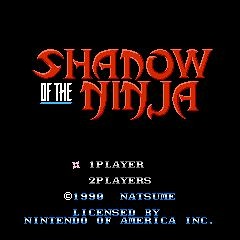 Shadow of the Ninja - Stage 1