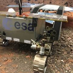 ESTEC - Mars Rover Disembarking From Lander