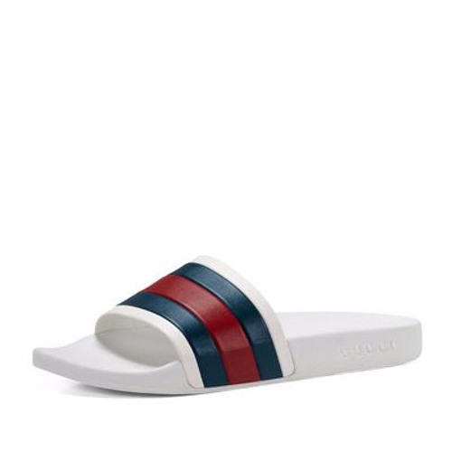 white gucci flip flops cheap