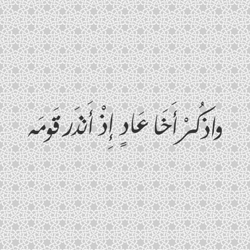 واذكر أخا عادٍ إذ أنذر قومه ( أواخر سورة الأحقاف ) - الشيخ محمد رفعت