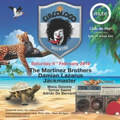 6.02.16 - Tomas Saenz @ Circoloco, (Mar Del Plata 2016)