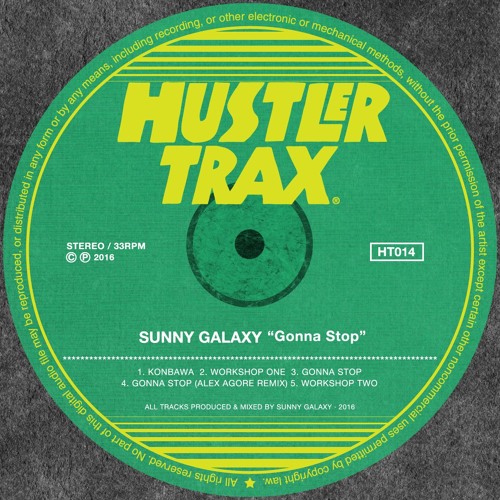 [HT014] Sunny Galaxy - Gonna Stop EP incl. Alex Agore Rmx [Out Now]