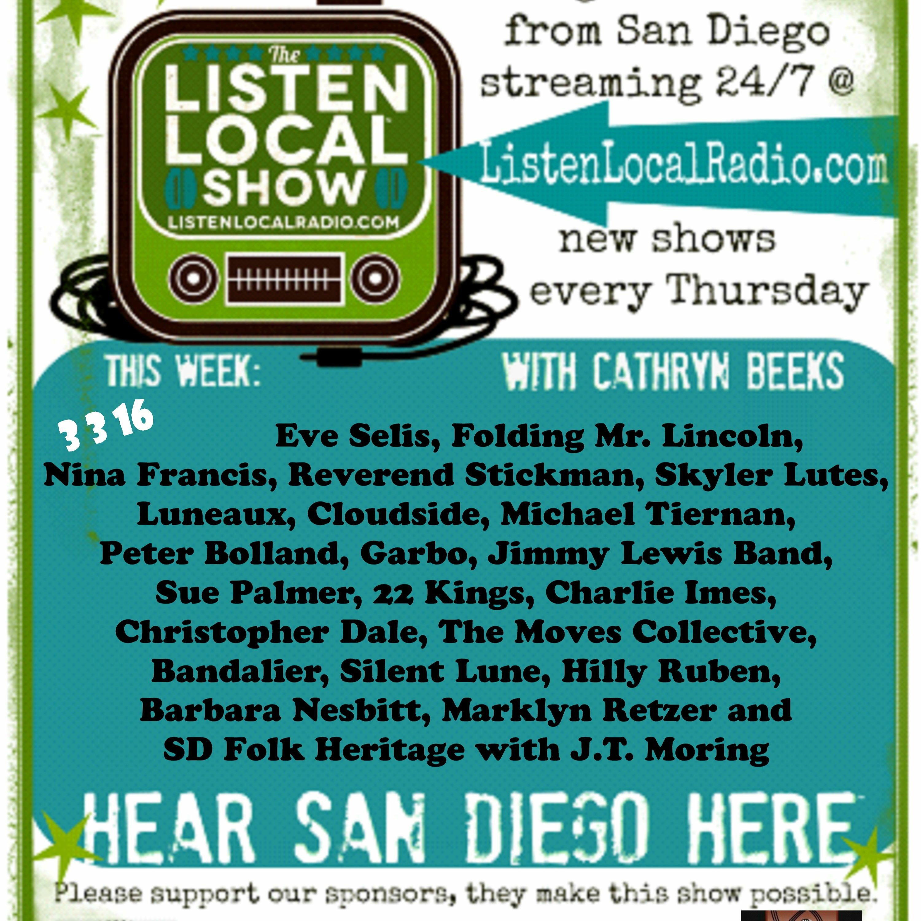 The Listen Local Show 3 3 16 episode artwork