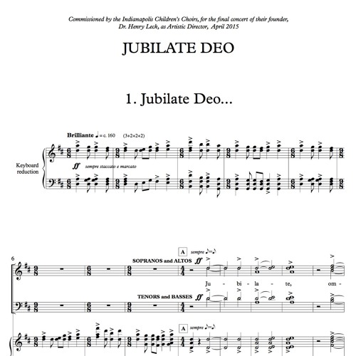 Jubilate Deo II Hebrew And Arabic