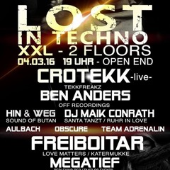 2016 - 03 - 04 Maik Conrath @ Lost in Techno - Sektor 7 // Düsseldorf ( Techno Floor )