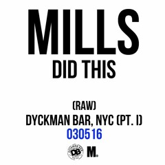 030516 . LIVE AT DYCKMAN BAR, NYC PT1