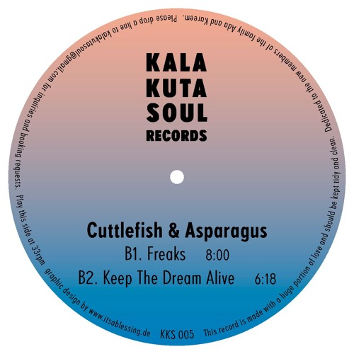 Cuttlefish & Asparagus - Keep The Dream Alive (KKS005)