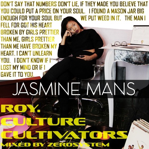 RoY. - Culture Cultivators #4 Jasmine Mans Interview Part 1