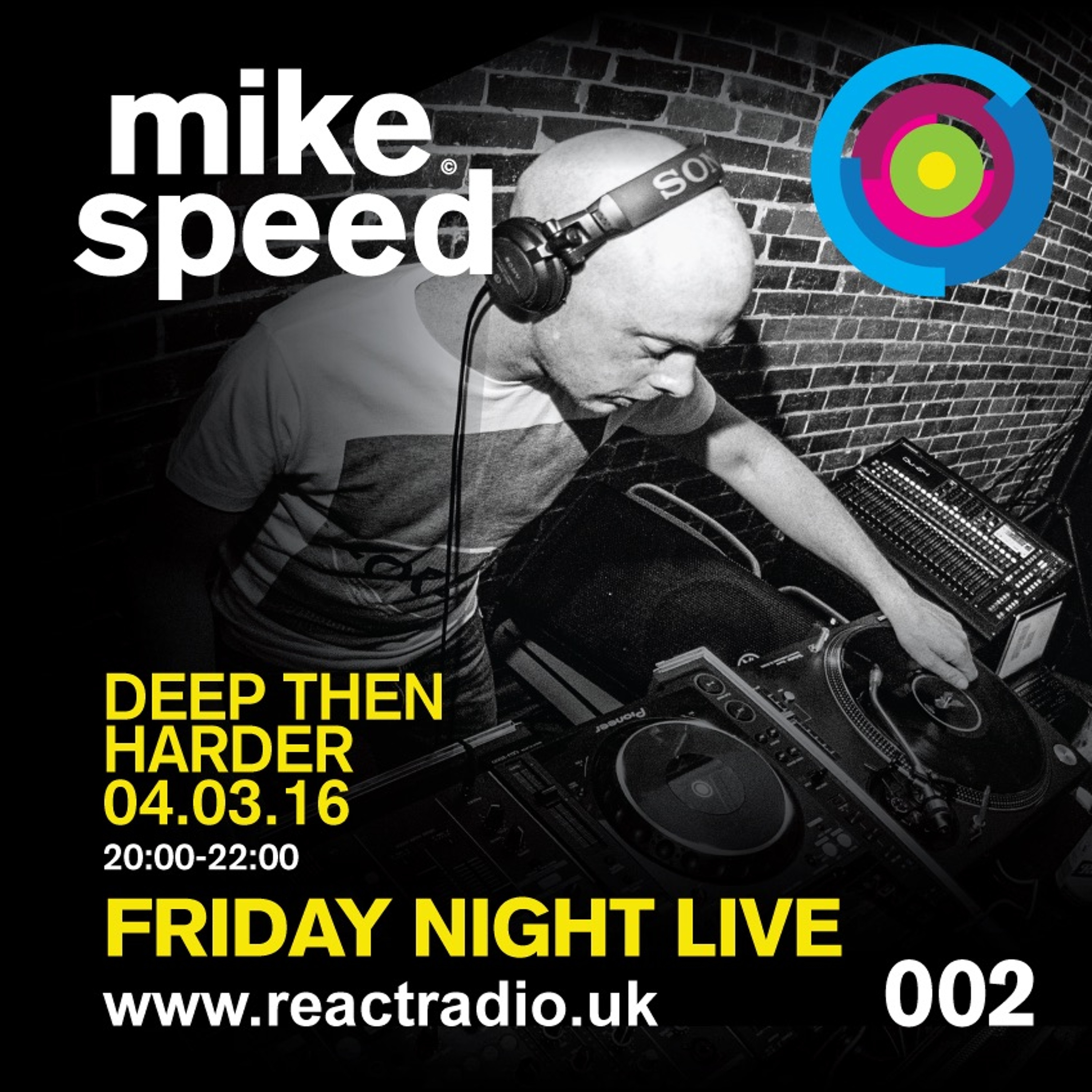 Mike Speed | React Radio UK Show | www.reactradio.uk | Underground & Oldskool Beats