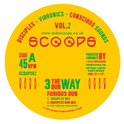 Furious Dub Mix - 3 The Dub Way - Conscious Sounds - Disciples - Vibronics - SCOOP052