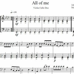 All Of Me - John Legend - String duet (preview)