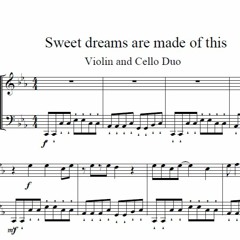 Sweet dreams (Are made of this) - Eurythmics - String Duet - preview