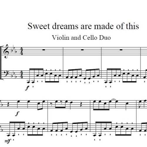 Sweet dreams (Are made of this) - Eurythmics - String Duet - preview