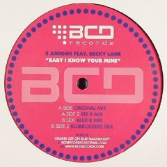 3 Amigos Feat Becky Lane - Baby I Know Your Mine (Alex K Remix)