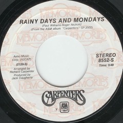 Rainy Days And Mondays (Ko Matsushima Goodbye Onzieme Bootleg)