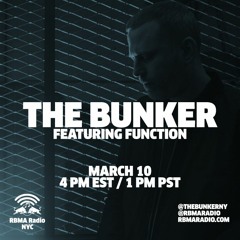 The Bunker on RBMA Radio: Function 3/10/2016