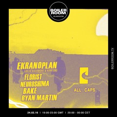 Ekranoplan Boiler Room Glasgow DJ Set