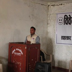 Arjun Thakuri addressing Bara