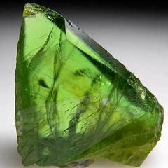 Fred Bell - Moldavite & Sphene