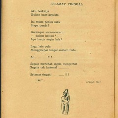 Selamat Tinggal - Dian (cover musikalisasi puisi Chairil Anwar ala Nasadira)