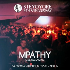 MPathy at Ritter Butzke, Berlin 04.03.2016 - Steyoyoke 4th Anniversary